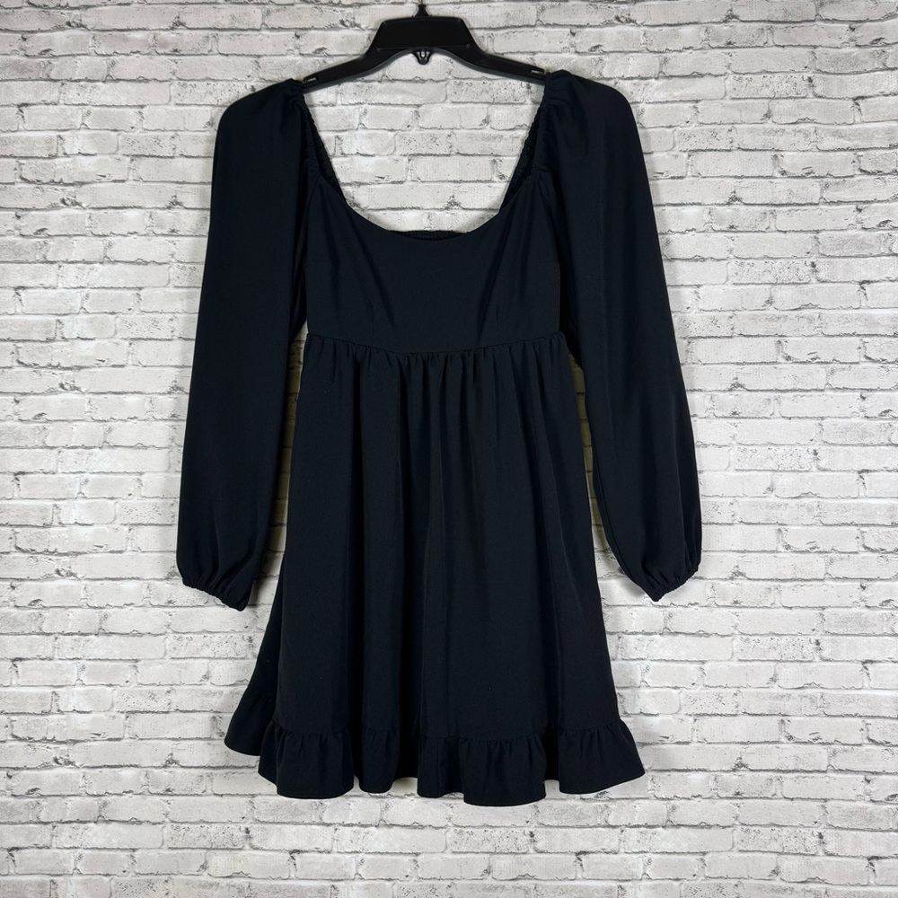 Abercrombie & Fitch Black Long Sleeve Dress